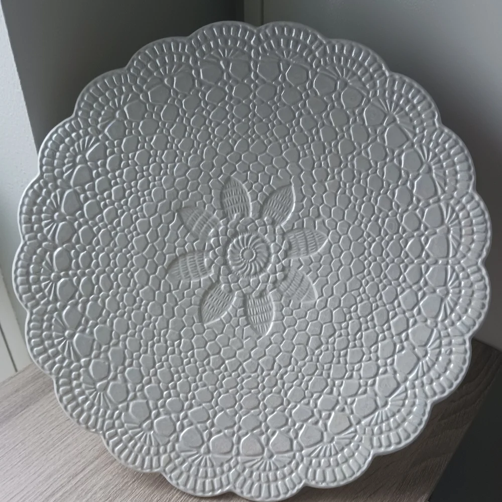 🌷 Bath & Bodyworks Large Ceramic Serving Plate / Platter - Picture 1 of 11